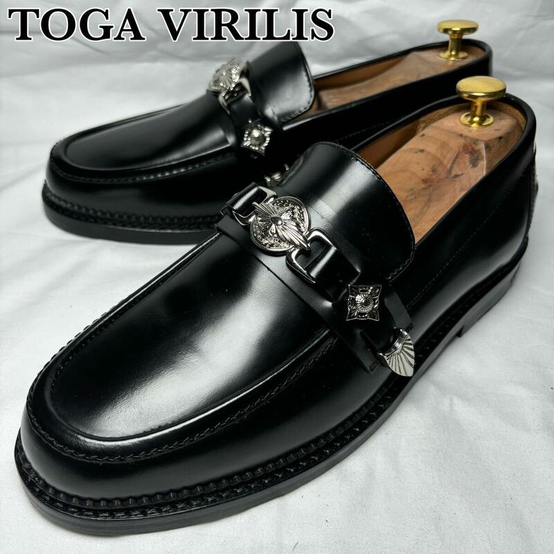 【新品未使用】TOGA VIRILIS BLACK POLIDO LOAFER