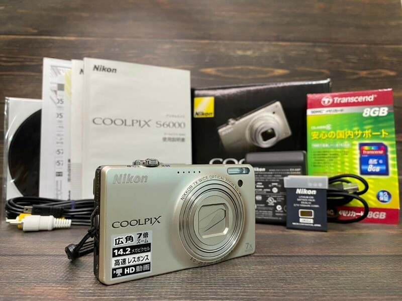 Nikon ニコン COOLPIX S6000 コンパクトデジタルカメラ 元箱付き #11