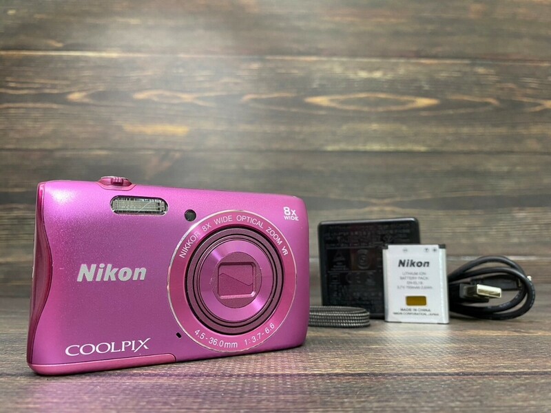 Nikon ニコン COOLPIX クールピクス S3700 コンパクトデジタルカメラ #50