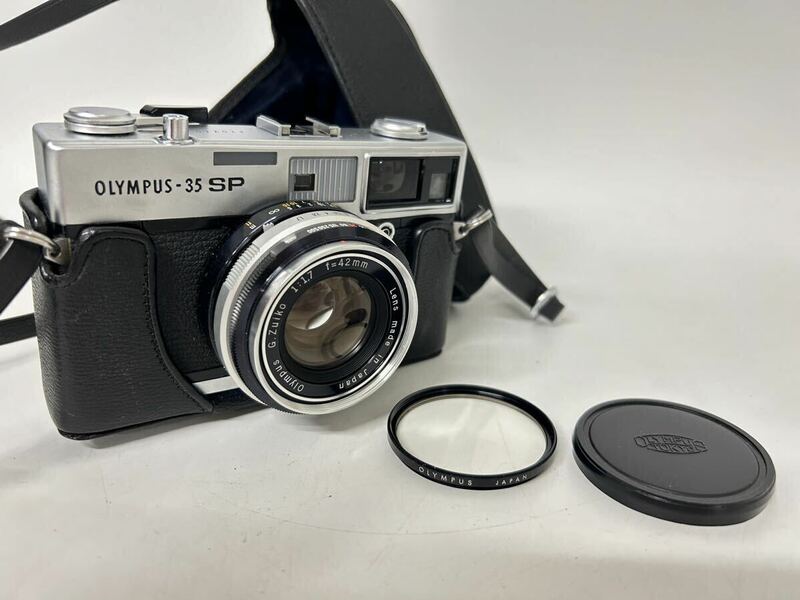 OLYMPUS-35 SP 175215 オリンパス フィルムカメラ Lens レンズ G.Zuiko 1:1,7 f＝42mm シャッター可