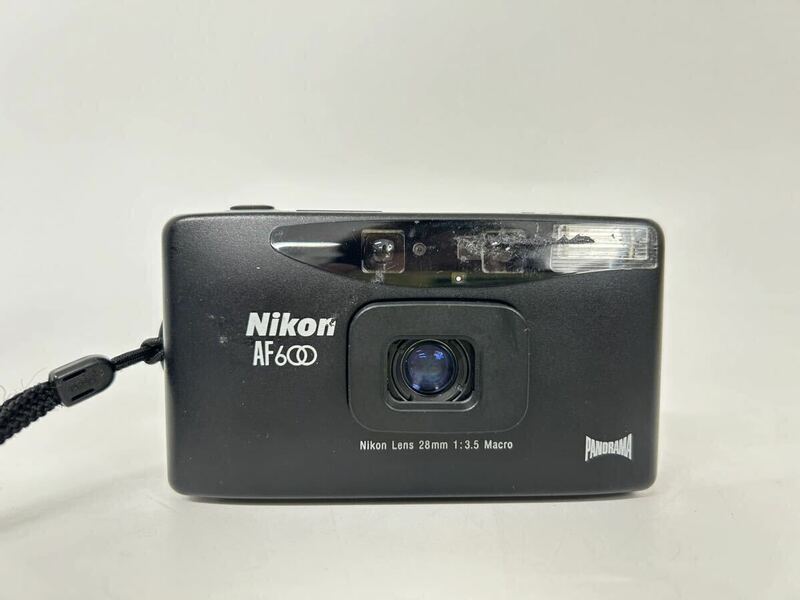 Nikon ニコン AF600 PANORAMA 4016448 LENS 28mm 1:3.5 Macro コンパクト カメラ フィルムカメラ 