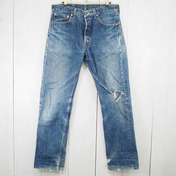 90s USA製 リーバイス Levi's 501-6214 97年製 デニムパンツ ジーンズ(W32)ブルー