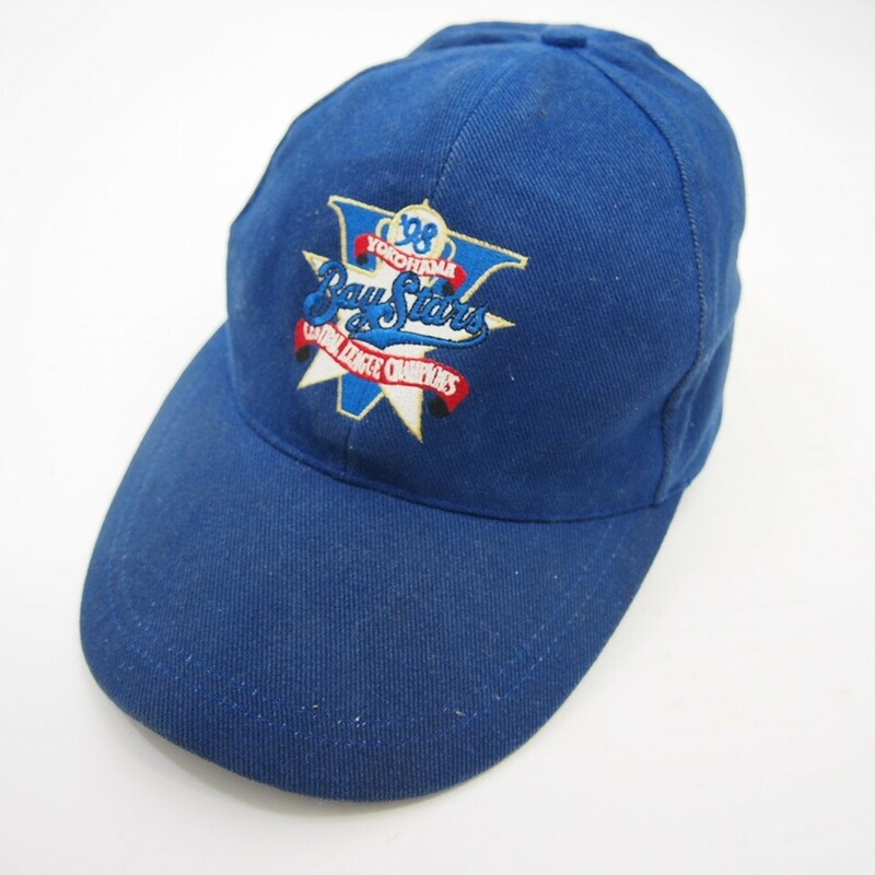 プロ野球 横浜ベイスターズ BayStars 98年セリーグ優勝記念BBキャップ/ネイビーブルー