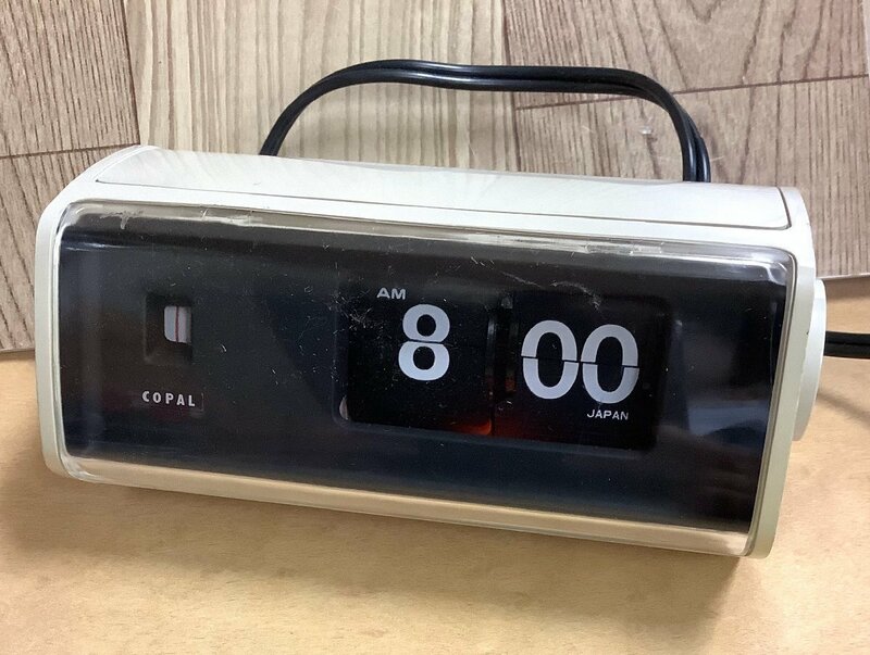 昭和レトロ　COPAL　コパル　パタパタ時計　アンティーク　ヴィンテージ　動作確認済　中古　札幌発