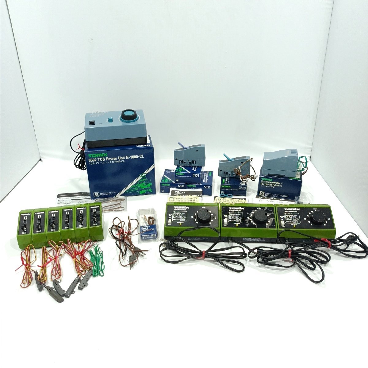 TOMIX トミックス まとめ品 5001 5002 5502 5531 5533 5500 他 パワーユニット コントロールボックス 他 現状品 通電のみ確認【道楽札幌】