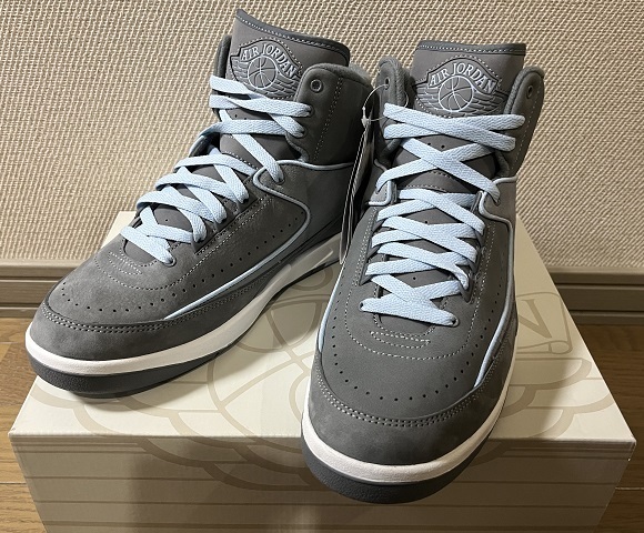 【新品未使用・送料無料】27.0cm NIKE WMNS AIR JORDAN2 RETRO COOL GREY『FB8871-041』ナイキ ジョーダン２ クールグレー