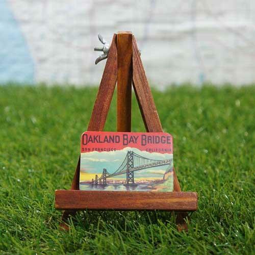 新品★インテリア小物★【マグネット】Oakland Bay Bridge／オークランド・ベイブリッジ　San Francisco