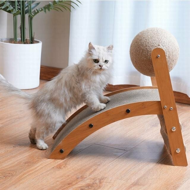 猫の爪とぎ 爪研ぎ つめとぎ 段ボール ダンボール ねこ 玩具　サイザル麻ボール