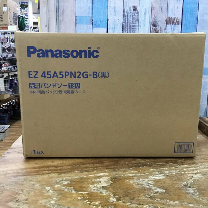 【未使用品】★パナソニック(Panasonic) コードレスバンドソー EZ45A5PN2G-B