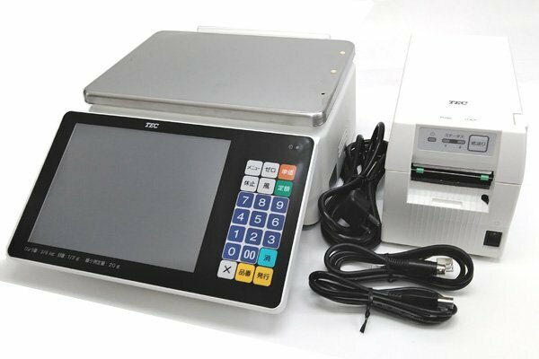 ☆TEC/テック 対面料金はかり SL-6300-R 【初期化済み】【テスト印字OK】