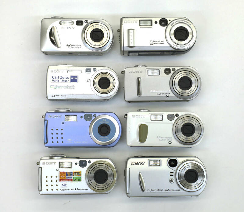 SONY Syber-Shot P1 2 3 5 8 9 72 100 など コンパクトカメラ まとめて 8台