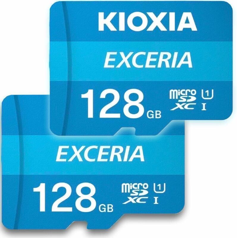 microSD　マイクロSDカード　128GB キオクシア　2枚　