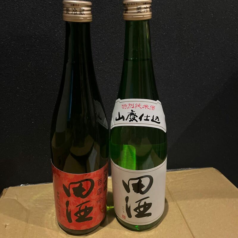 西田酒造店 田酒 純米吟醸 百四拾 紅葉ラベル / 特別純米山廃　2本セット