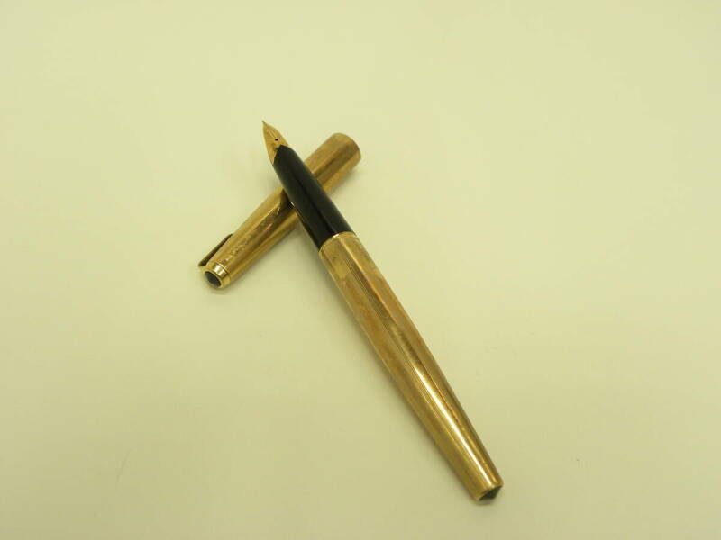 文具祭 パーカー アロー 万年筆 ペン先 14K 585 ゴールド PARKER イギリス製