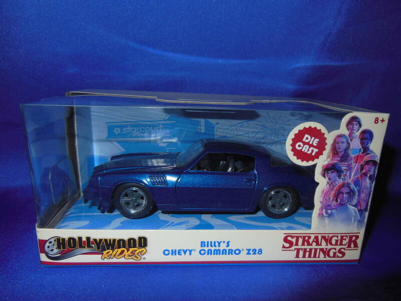 1/43　入手困難　CHEVY　CAMARO　カマロ　Z28　青　1978年　BILLY'S　HOLLYWOOD RIDES　STRANGER THINGS