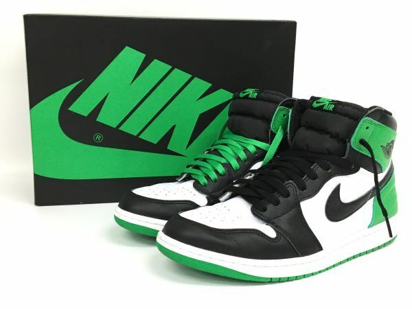K11-636-0607-149▲【中古】Nike Air Jordan 1 Retro High OG Celtics/Black and Lucky Green DZ5485-031 ナイキ エアジョーダン1 29.cm