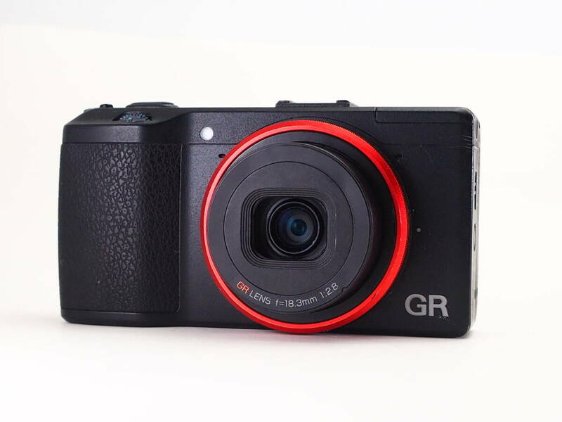 ★訳あり実用品★ リコー RICOH GR APS-C 赤リング / バッテリー付属！ ★発光、シャッターOK! #TA5649