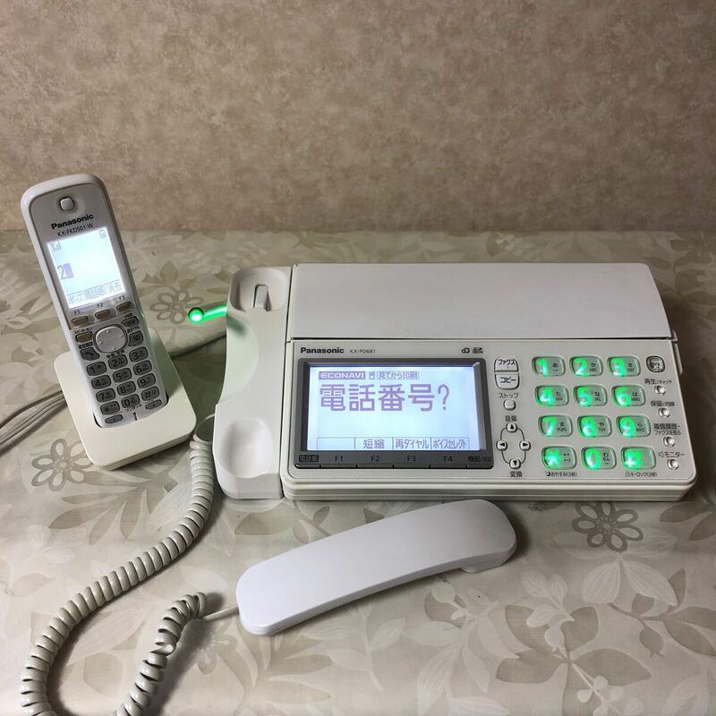 Panasonic パナソニック FAX 電話機 KX-PD681