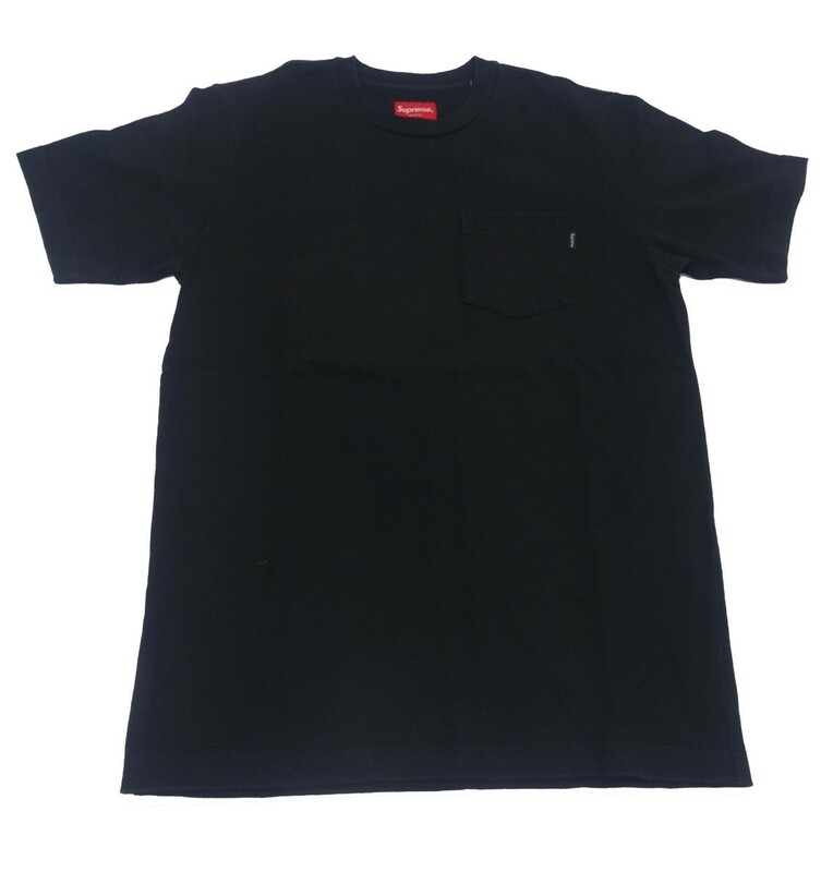 Sサイズ Supreme/シュプリーム Pocket Tee Black ポケット Tシャツ ロゴ ポケT ブラック