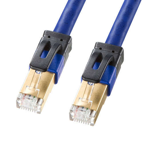 カテゴリ7A LANケーブル 15m ブルー 超高速10Gbps、超ワイドレンジ1000MHz伝送帯域を実現 サンワサプライ KB-T7A-15BL 新品 送料無料