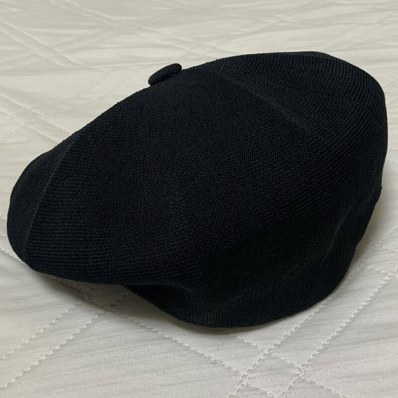 KANGOL! カンゴール! 定番! キャスケット! ハンチング! メッシュ! ブラックxブラック! K3192SM! SIZE L! SMU Tropic GALAXY