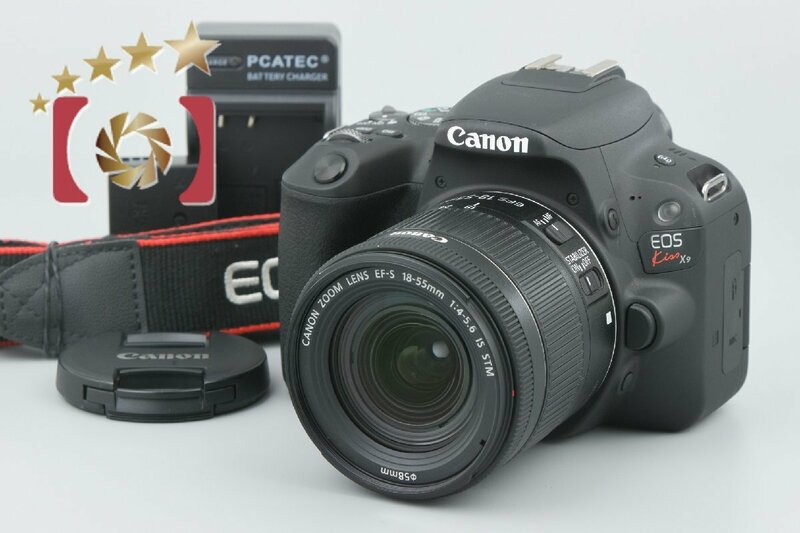 【中古】Canon キヤノン EOS Kiss X9 EF-S 18-55 IS STM レンズキット ブラック
