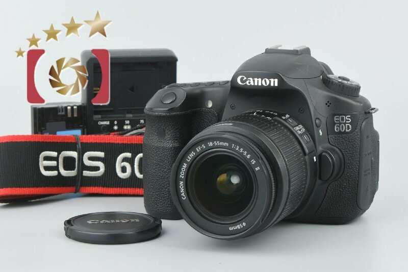 【中古】Canon キヤノン EOS 60D + EF-S 18-55mm f/3.5-5.6 IS II