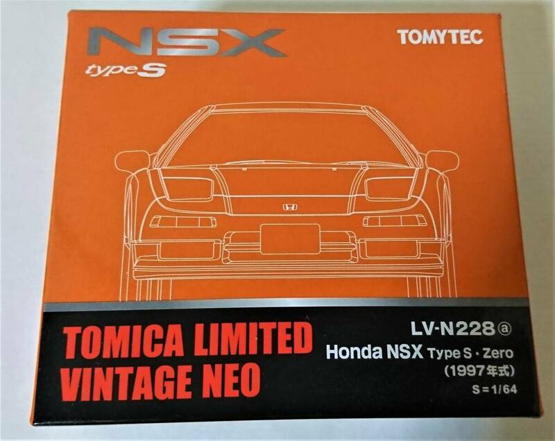 ★TLV トミカ リミテッド ヴィンテージネオ LV-N228a ホンダ NSX Type-S zero タイプ S ゼロ 97年式 (橙)