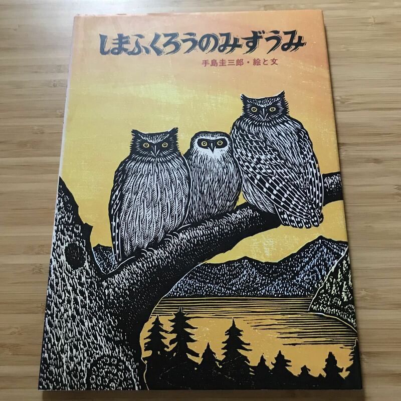 しまふくろうのみずうみ　手島圭三郎　カバーあり