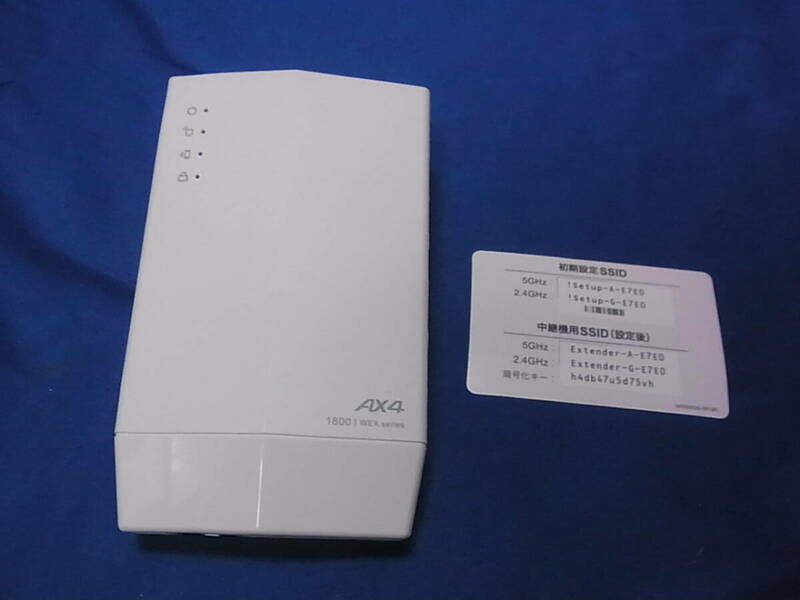 官2 BUFFALO Wi-Fi 中継機 WEX-1800AX4 アウトレット品