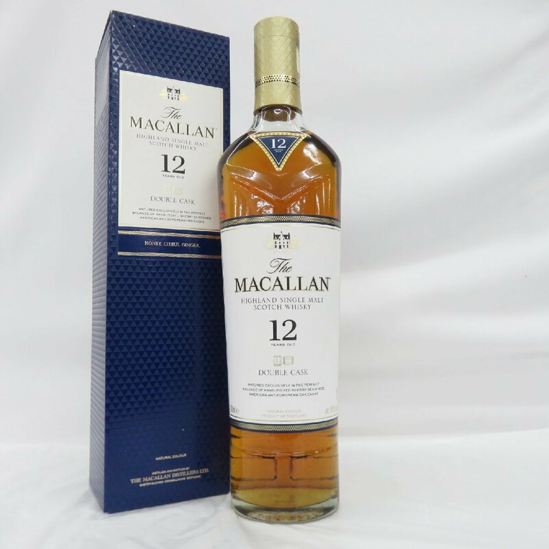 【未開栓】The MACALLAN ザ・マッカラン 12年 ダブルカスク ウイスキー 700ml 40% 箱付 717101301 0603