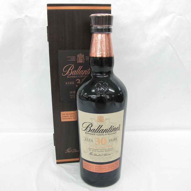 【未開栓】Ballantine's バランタイン 30年 ブレンデッド ウイスキー 700ml 40％ 箱付 11600807 0611