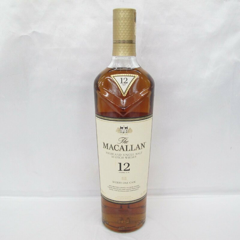 【未開栓】The MACALLAN ザ・マッカラン 12年 シェリーオーク ウイスキー 700ml 40% 11600104 0611