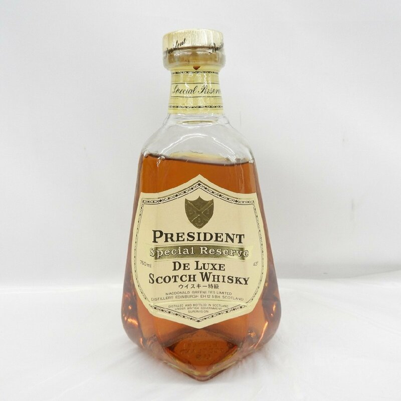 1円～【未開栓】PRESIDENT SPECIAL RESERVE プレジデント スペシャルリザーブ 特級 ウイスキー 750ml 43％ 11569221 0613