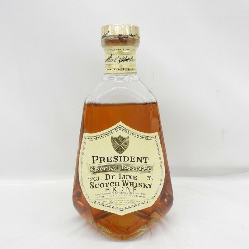 1円～【未開栓】PRESIDENT SPECIAL RESERVE プレジデント スペシャルリザーブ デラックス ウイスキー 750ml 43％ 11589975 0613