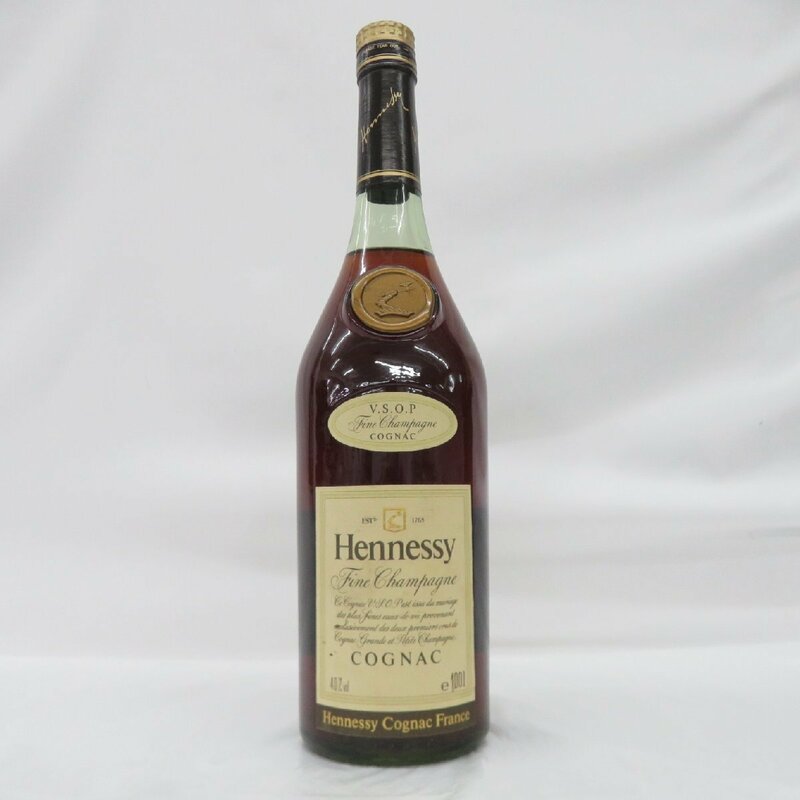 【未開栓】Hennessy ヘネシー VSOP スリム/グリーンボトル ブランデー 1000ml 40% 11605406 0617