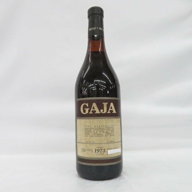 【未開栓】GAJA ガヤ バルバレスコ 1973 赤 ワイン 750ml 12.9% ※目減り有 11604201 0617