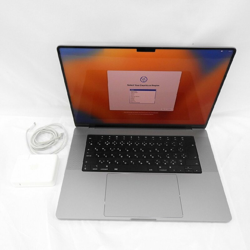 【中古品】Apple アップル ノートパソコン MacBook Pro 16インチ 2021 A2485 M1Pro/16GB/SSD512GB 11588565 0618