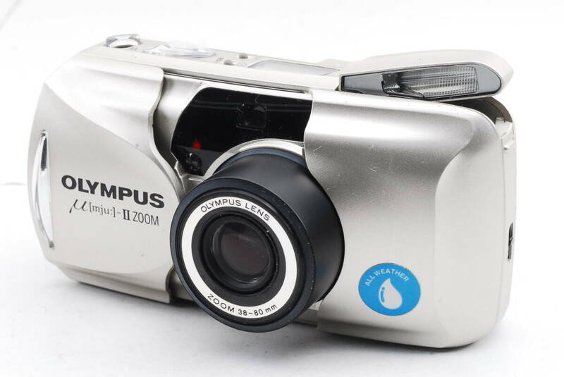 ★美品★ OLYMPUS μ [mju:] Ⅱ ZOOM 38-80mm オリンパス コンパクトカメラ 完動 キレイ ◆888