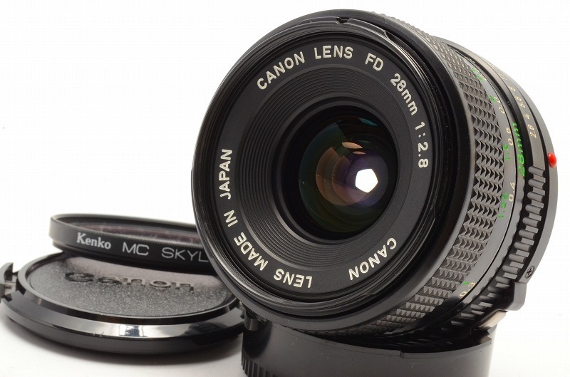 ★美品★ Canon New FD 28mm F2.8 Lens キヤノン レンズ キレイ 完動 ◆907