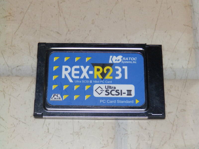 RATOC Systems Ultra SCSI-Ⅲ 16bit PC Card REX-R231