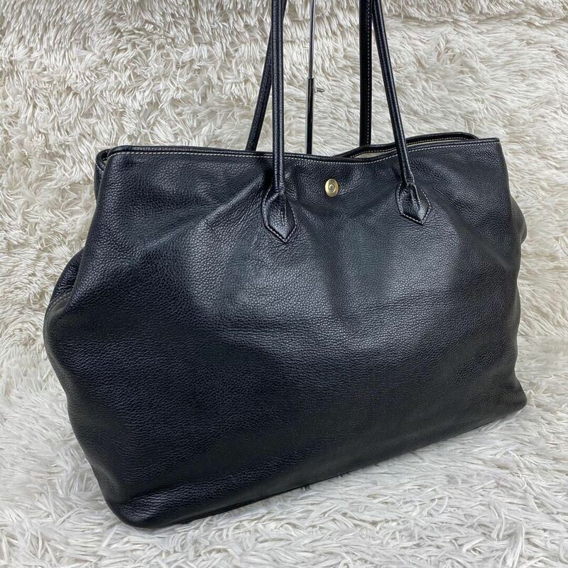 1円〜【限定品】cisei シセイ トゥモローランド別注 トートバッグ ビジネスbag 肩掛け シボ革 レザー A4収納 