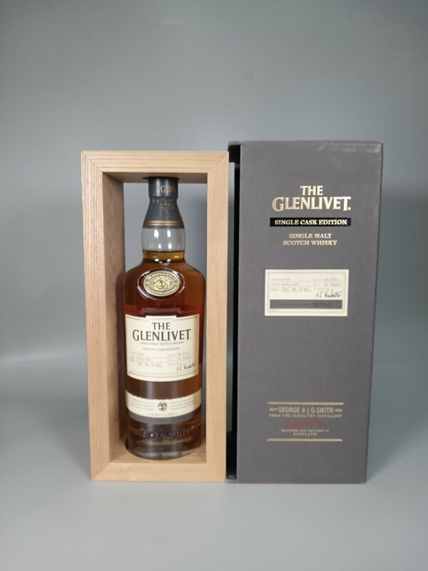 R0935 未開栓 THE GLENLIVET グレンリベット 2017 チャペラー シングル カスク エディション 700ml 56.1% 箱付き