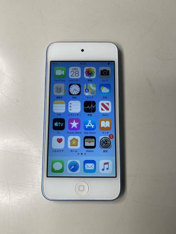 ★ iPod touch 第6世代 32GB　ブルー 青 アイポッドタッチ MKHV2J/A A1574 IC:579C BCGA1574 CCQPV9AMGGNJ 