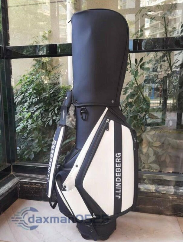 ジェイ・リンドバーグ　J. LINDEBERG★新品 キャディバッグ　ゴルフバック//6分割 /5.8kg/ ブラック