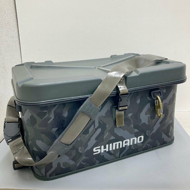 ◆◇[5] シマノ タックルバッグ ハードタイプ ２７L？ 現状品 釣りバッグ 06/060505m◇◆