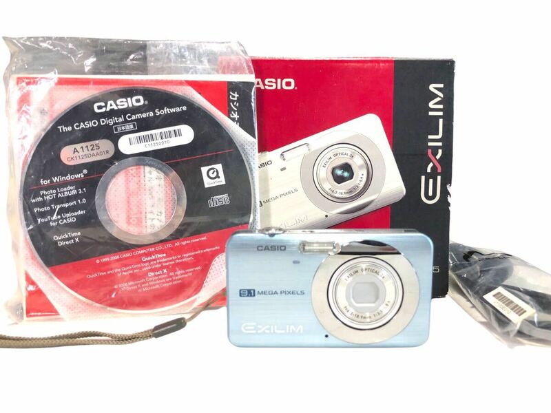 CASIO カシオ EZ-Z85 9.1 MEGA PIXELS DIGITAL CAMERA f=6.3-18.9mm 1:3.1-5.9 EXILIM ZOOM コンパクト デジタルカメラ ※充電器欠品