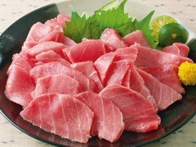 厳選!脂たっぷり本マグロ切り落とし 300g（冷凍）送料無料