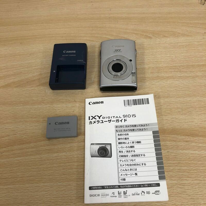 中古品 コンパクトデジタルカメラ キャノン Canon IXY DIGITAL 910 IS シルバー デジタルカメラ・カメラ関連