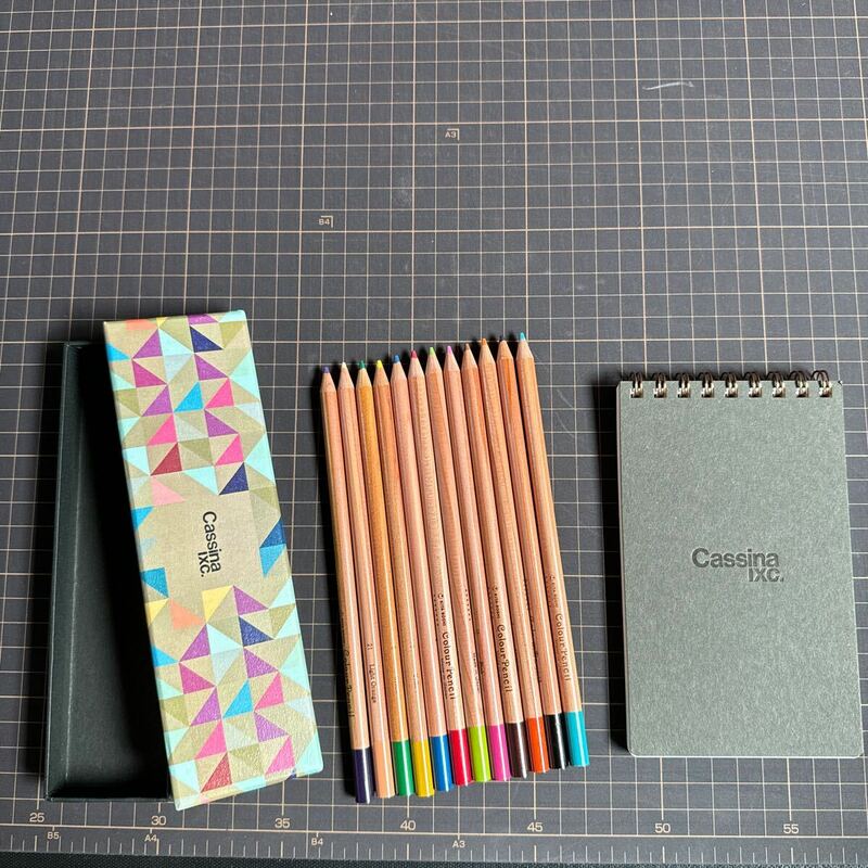 カッシーナ　色鉛筆　メモ帳　きたぼし鉛筆　未使用　非売品